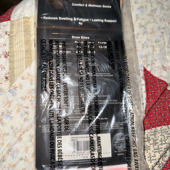 Compression Socks - White and Pink - Picture 4 of 6